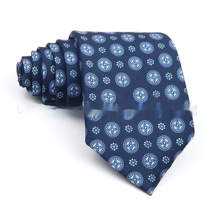 Business Executive Tie Polyester Men's Printed Workplace Stylish Tie