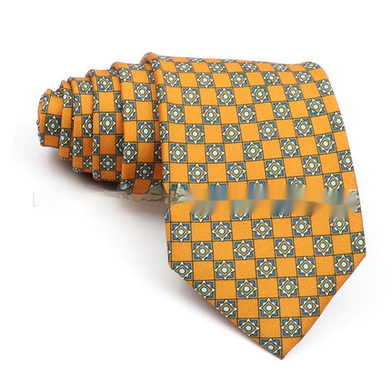 Business Executive Tie Polyester Men's Printed Workplace Stylish Tie