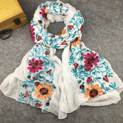 Swadeshi World Indian Nibor Cotton And Linen Scarfs