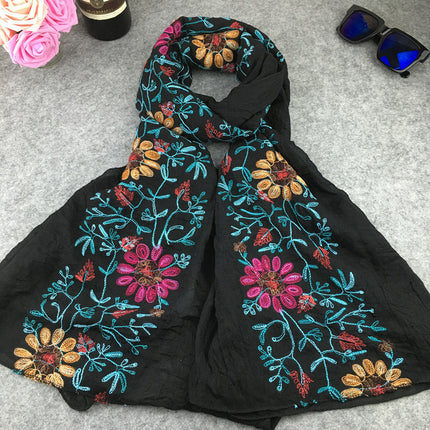 Swadeshi World Indian Nibor Cotton And Linen Scarfs