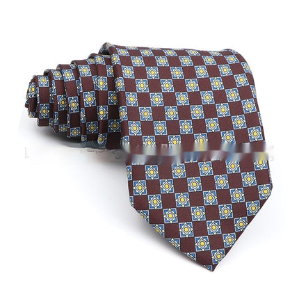 Business Executive Tie Polyester Men's Printed Workplace Stylish Tie
