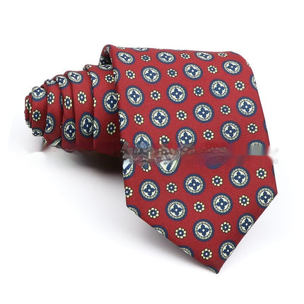 Business Executive Tie Polyester Men's Printed Workplace Stylish Tie