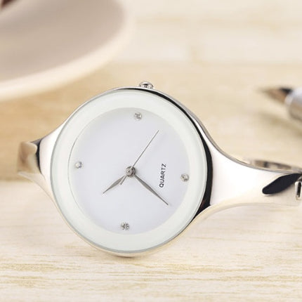 GEEKTHINK Women's Watch Round Stainless Steel Bracelet Watch