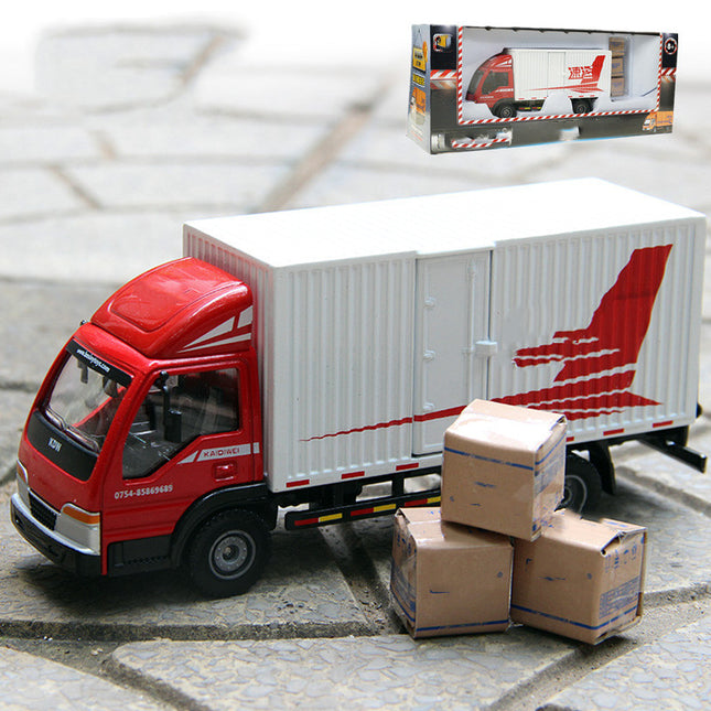 Swadeshi World Alloy Simulation Van Truck Model Transport Vehicle Toy
