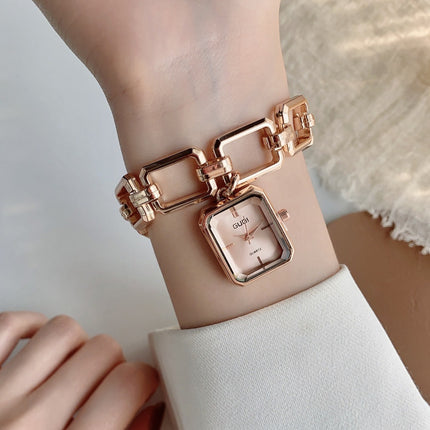 Women's  Pendant Bracelet Watch Ladies Square Watches