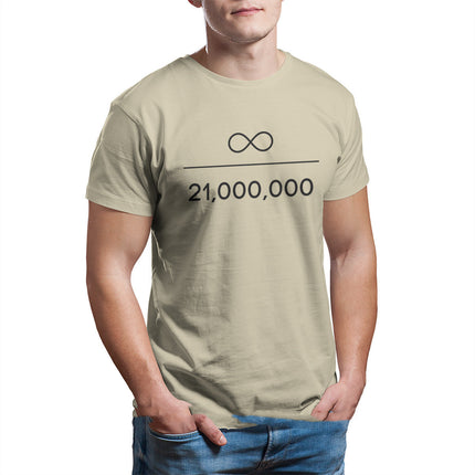 Swadeshi World Infinity Bitcoin Divided By Million Unique TShirt