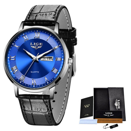 Ladies Quartz Dual Calendar Waterproof Thin Watch by Swadeshi world
