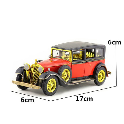 Classic Vintage Car Alloy Car Model Pull Back Sand Light Toys by Swadeshi World