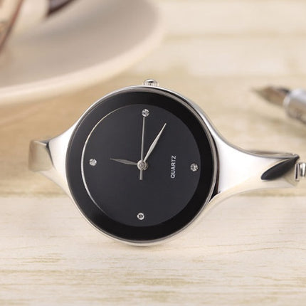 GEEKTHINK Women's Watch Round Stainless Steel Bracelet Watch