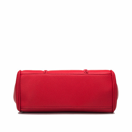 Swadeshi World Leather handbags Lychee Pattern Red Purse Imported Designer Shoulder Bags
