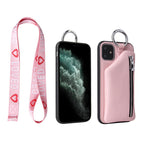 Pink with lanyard / IPhone12