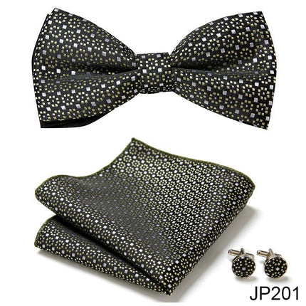 Swadehi World Men's Formal Suit British Korean Bow Tie