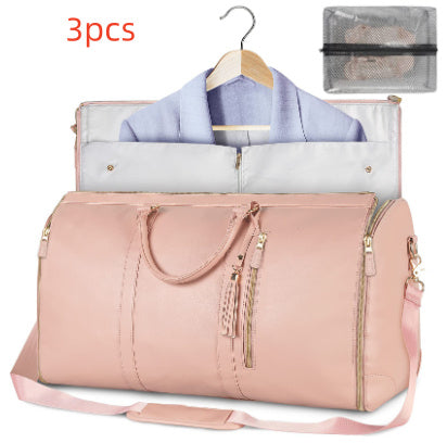 Swadeshi World Large Waterproof Travel Duffle Bag Women's Handbag Folding Suit Bag