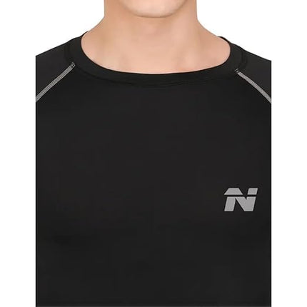 Swadeshi World Half Sleeve Compression T-Shirt Men's Athletic Sports Fitness Gym tshirts