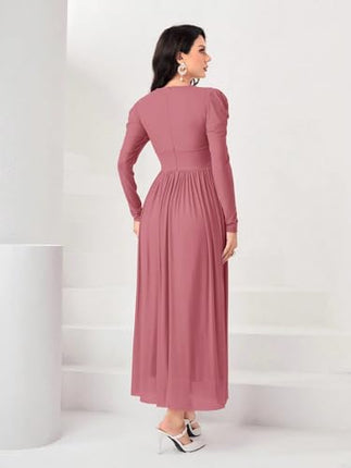 Swadeshi World Stylish One Piece Long Maxi Dress for Women (K-177-180)