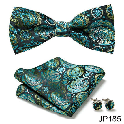 Swadehi World Men's Formal Suit British Korean Bow Tie