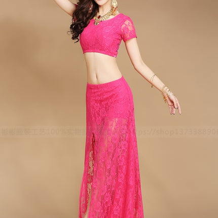 Swadeshi world Indian Dance Performance Costumes Lace Skirt Suit