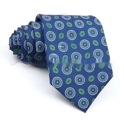 Business Executive Tie Polyester Men's Printed Workplace Stylish Tie