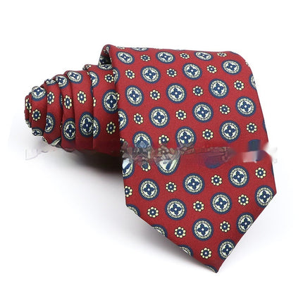 Business Executive Tie Polyester Men's Printed Workplace Stylish Tie