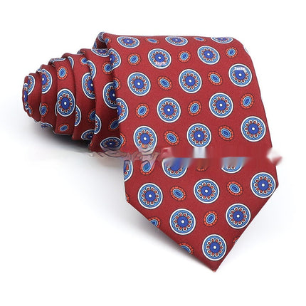 Business Executive Tie Polyester Men's Printed Workplace Stylish Tie