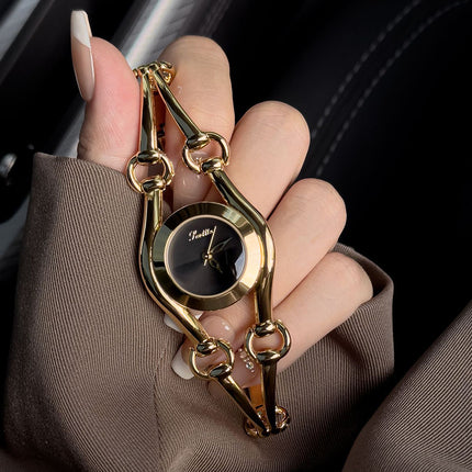 Casual And Versatile Women's Watch Niche 8mm Hollow Design by Swadeshi World