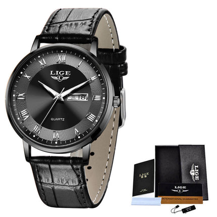 Ladies Quartz Dual Calendar Waterproof Thin Watch by Swadeshi world