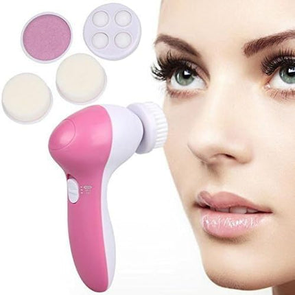 Swadeshi World 5 in 1 Facial Massager Face Facial Exfoliator Massager for Women