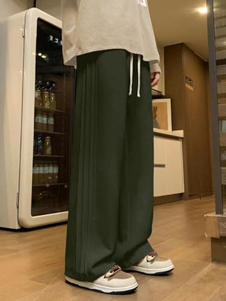 GRECIILOOKS Men Mid Rise Lycra Cargo Track Pants Loose Fit Joggers | Korean Style Travel & Lounge Wear with Pockets (Combo Pack of 2)