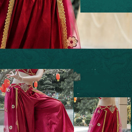 Swadeshi World Wide Leg Pants Performance Indian Dance Costume