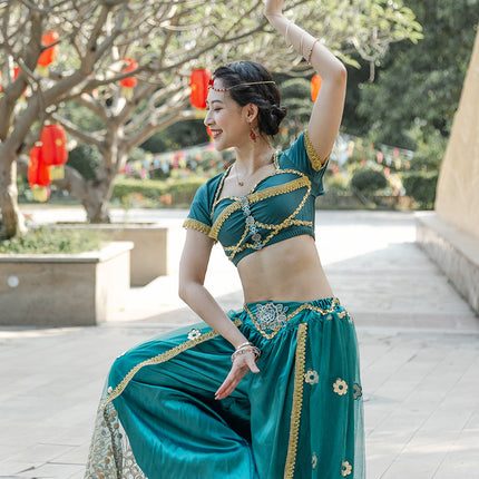 Swadeshi World Wide Leg Pants Performance Indian Dance Costume