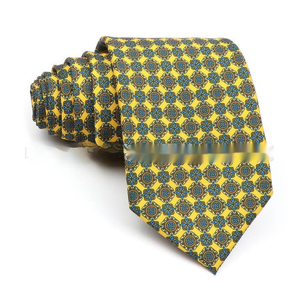 Business Executive Tie Polyester Men's Printed Workplace Stylish Tie