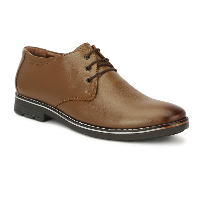 SWADESHI WORLD Leatherful Formal Lace-up Shoes for Men Full Grain Leather TPR Sole Party Shoes All Occassion Genuine Leather