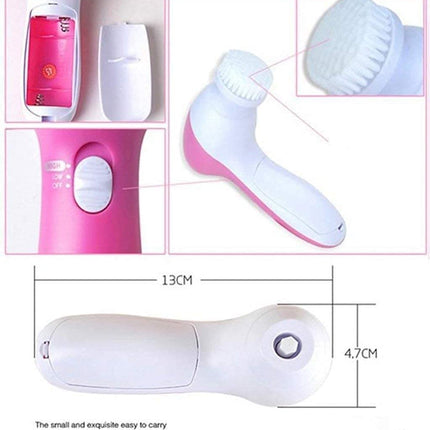 Swadeshi World 5 in 1 Facial Massager Face Facial Exfoliator Massager for Women