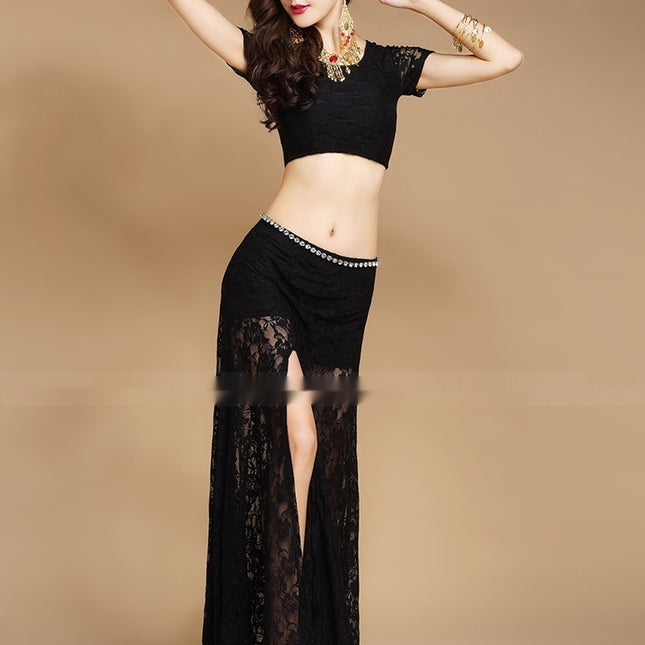 Swadeshi world Indian Dance Performance Costumes Lace Skirt Suit