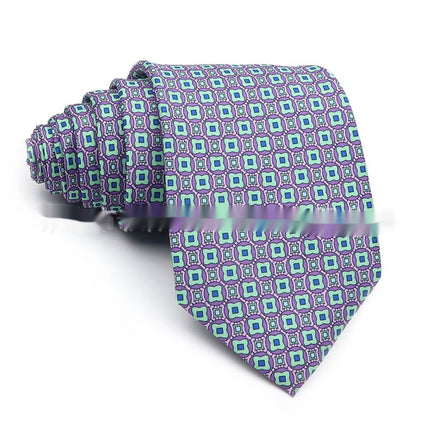 Business Executive Tie Polyester Men's Printed Workplace Stylish Tie