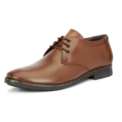 SWADESHI WORLD Leatherful Formal Lace-up Shoes for Men Full Grain Leather TPR Sole Party Shoes All Occassion Genuine Leather