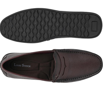 Swadeshi World Oxford Louis Stitch Italian Leather Formal Shoes for Men Ultra Lightweight Men’s Slip On Solid Formal Loafers