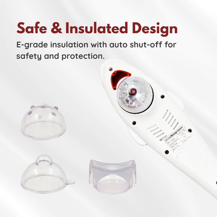 Swadeshi World Dolphin Massager for Pain Relief – Handheld Dolphin Massager with Vibration & Infrared Full Body Massager for Stress Relief –