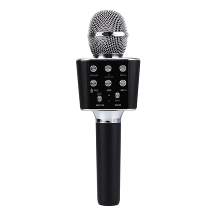 Swadeshi World M804 Wireless Bluetooth Karaoke Mic with Speaker Rechargeable FM Radio 5 Voice Changer Microphone