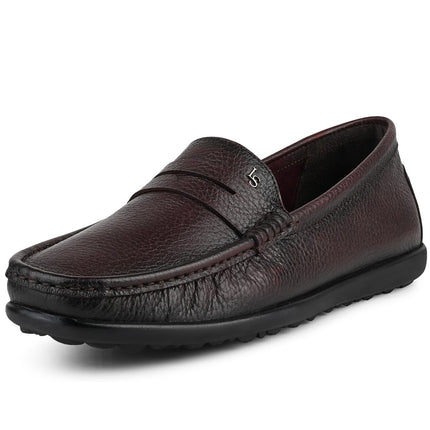 Swadeshi World Oxford Louis Stitch Italian Leather Formal Shoes for Men Ultra Lightweight Men’s Slip On Solid Formal Loafers