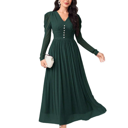 Swadeshi World Stylish One Piece Long Maxi Dress for Women (K-177-180)