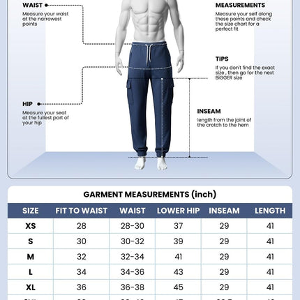 GRECIILOOKS Men Mid Rise Lycra Cargo Track Pants Loose Fit Joggers | Korean Style Travel & Lounge Wear with Pockets (Combo Pack of 2)