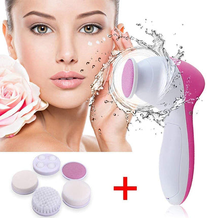 Swadeshi World 5 in 1 Facial Massager Face Facial Exfoliator Massager for Women