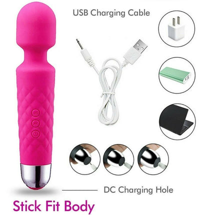SWADESHI WORLD Magic Massage Wand 20/8 Speed Vibrating Full Body vibrator massager