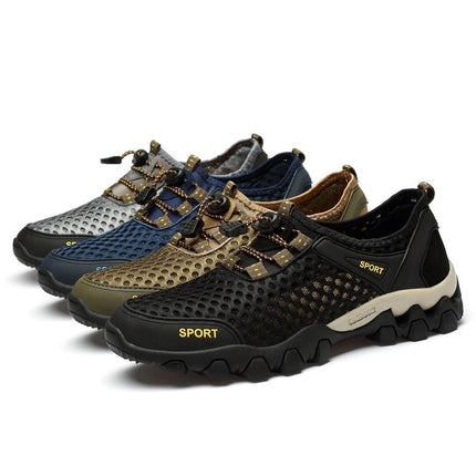 Swadeshi World Outdoor Footwear Breathable Mesh Shoes for Men