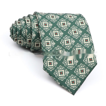 Business Executive Tie Polyester Men's Printed Workplace Stylish Tie