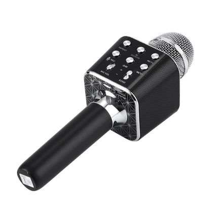 Swadeshi World M804 Wireless Bluetooth Karaoke Mic with Speaker Rechargeable FM Radio 5 Voice Changer Microphone