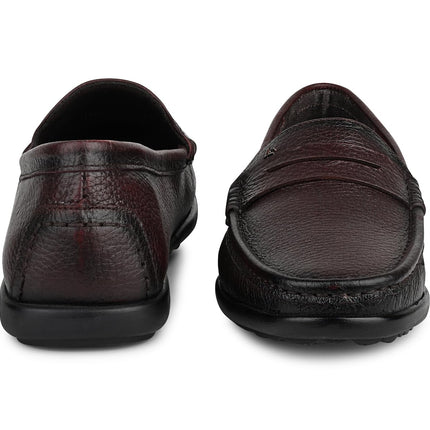 Swadeshi World Oxford Louis Stitch Italian Leather Formal Shoes for Men Ultra Lightweight Men’s Slip On Solid Formal Loafers