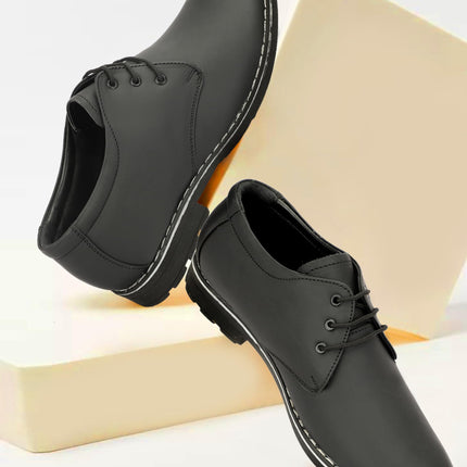 SWADESHI WORLD Leatherful Formal Lace-up Shoes for Men Full Grain Leather TPR Sole Party Shoes All Occassion Genuine Leather