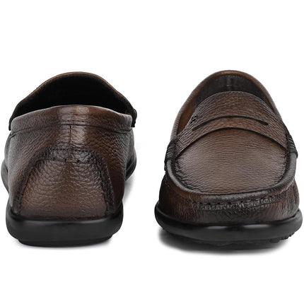 Swadeshi World Oxford Louis Stitch Italian Leather Formal Shoes for Men Ultra Lightweight Men’s Slip On Solid Formal Loafers